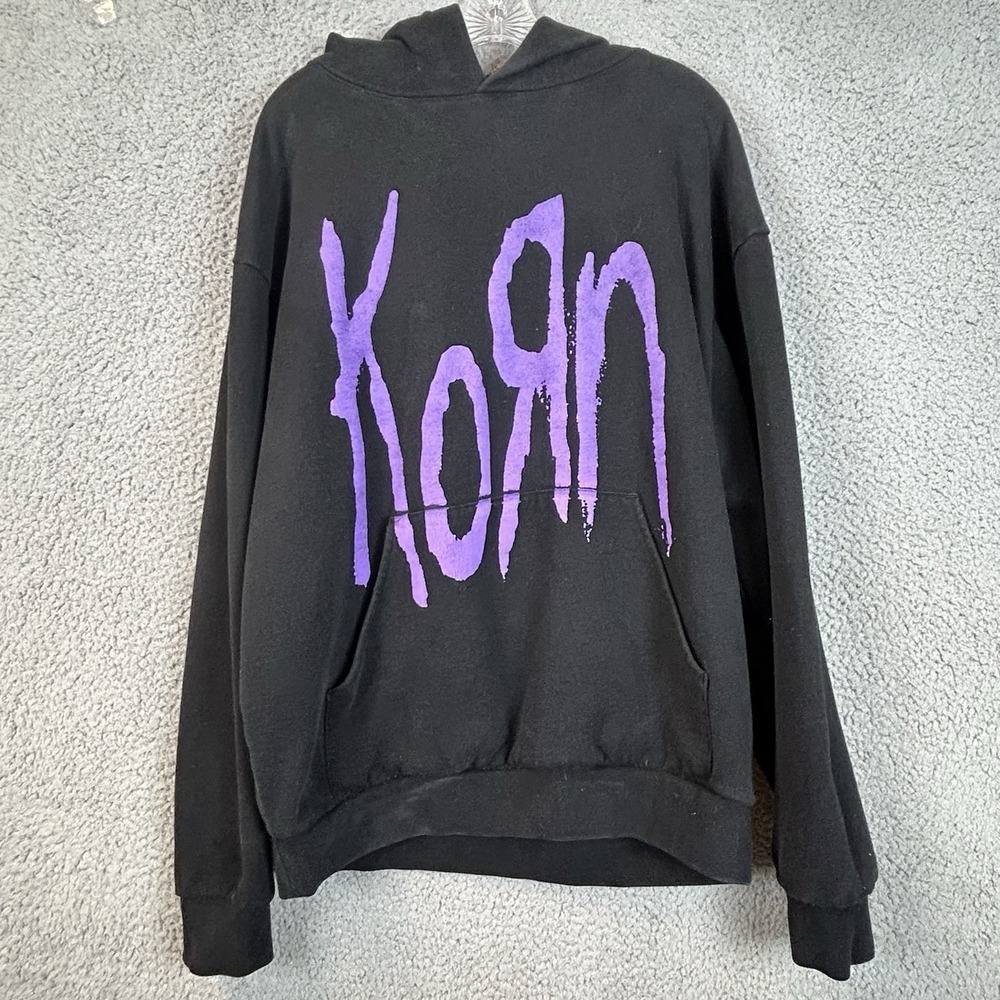 Korn Nu Metal Tour 2024 Live Hoodie Sweatshirt Size L / XL Concert Merch